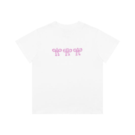 CRYSTAL BABY TEE - WHITE