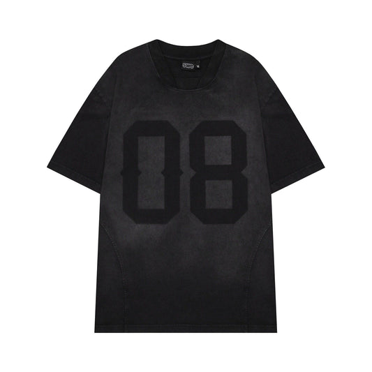 8TH WASHED TEE - BLACK
